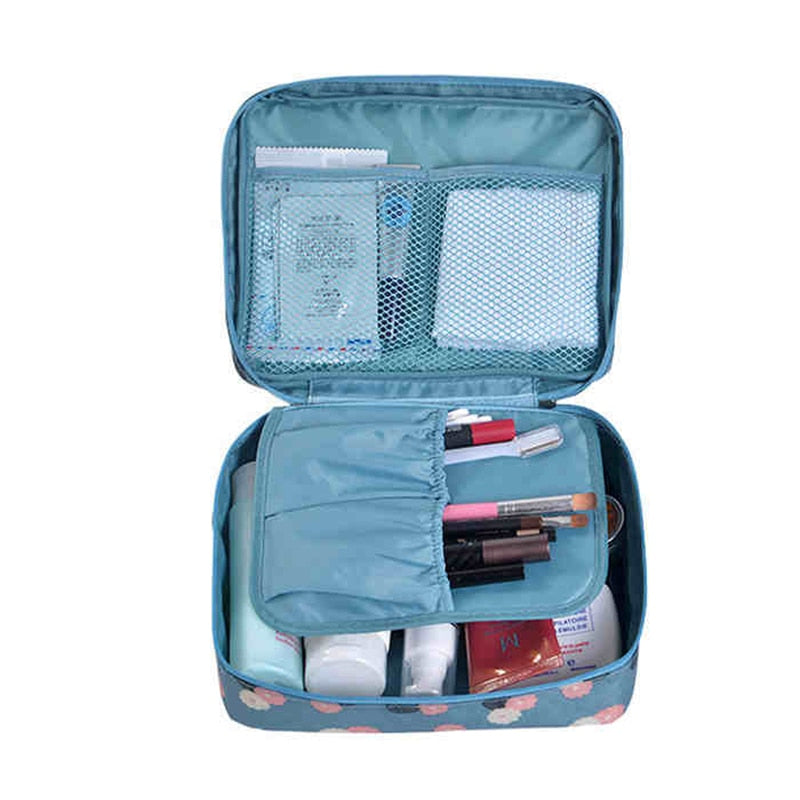 Free Shipping Women Cosmetic bag High Quality Make Up Bag Organizer Travel Cosmetic Case For Female Storage Toiletry Bag