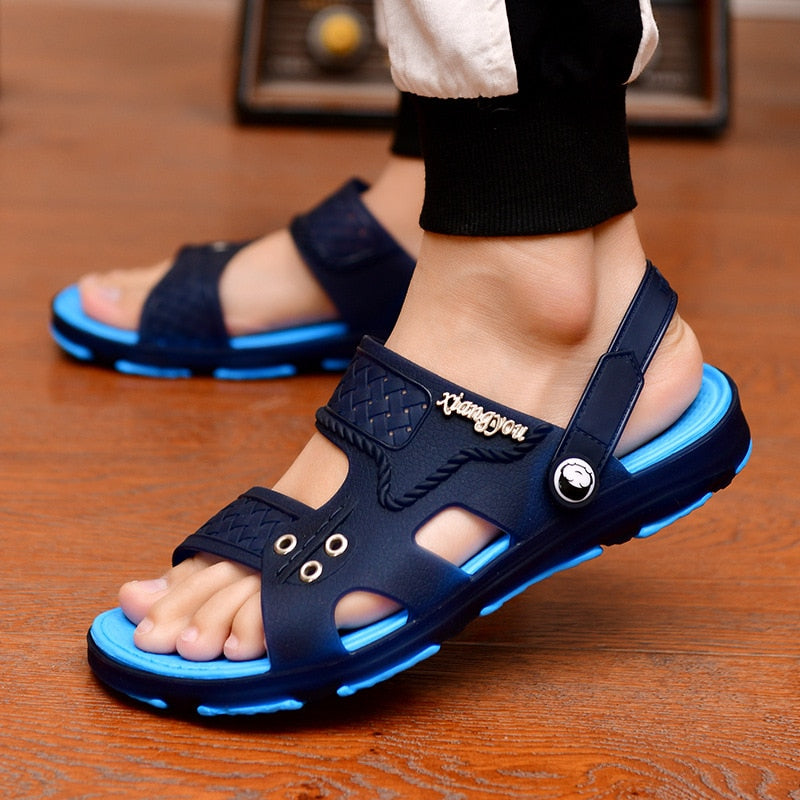 2020 Summer Casual Shoes New Men Sandals Gladiator Sandals Open Toe Platform Outdoor Beach Sandal Rome Footwear Black NANLX14