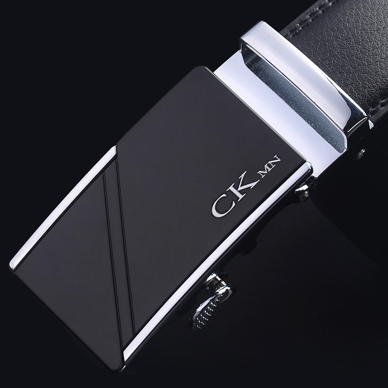 Brand Genuine Leather Belt Man Men's Belt Cow Man Designer Belts Fashion Automatic Buckle Belts For Men Leather Designer