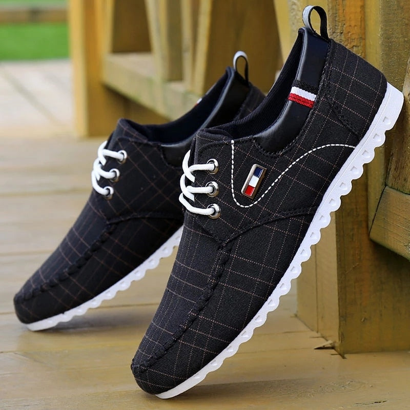 Fashion Shoes Walking Men Shoes Men Casual Shoes 2020 Spring Hot Sale Sweat-Absorbant Breathable Casual Canvas Men Driving Shoes