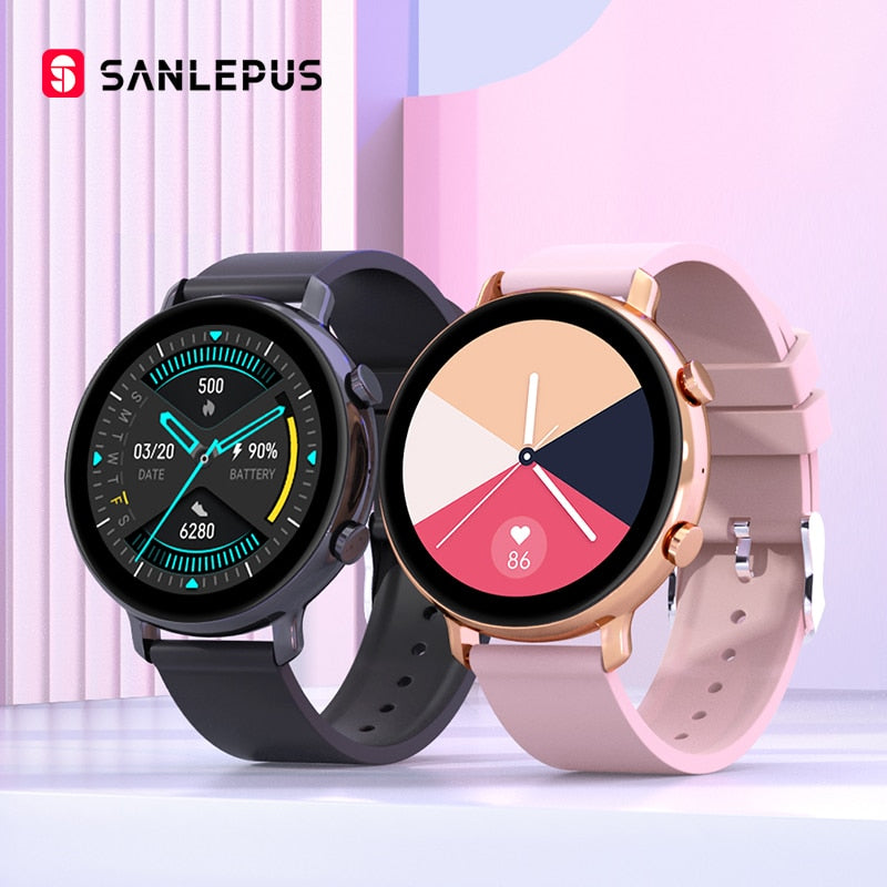 SANLEPUS 2021 Smart Watch Dial Calls Men Women Waterproof Smartwatch ECG PPG Fitness Bracelet Band For Android Apple Xiaomi