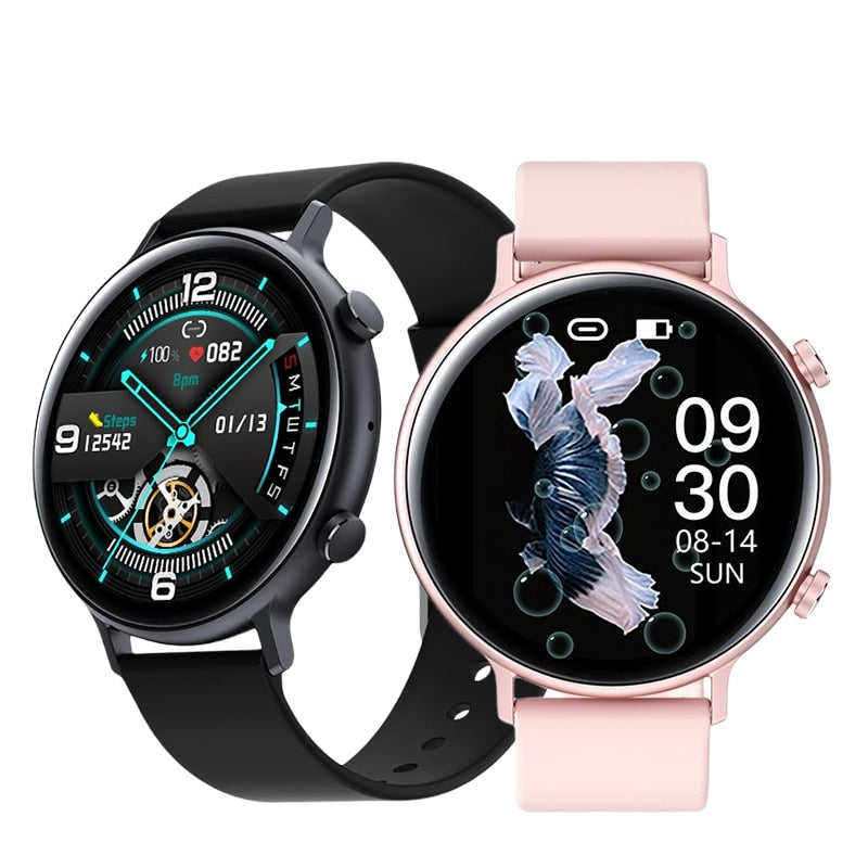 2021 Smart Watch Men's Women Smartwatch IP68 Waterproof Watches Fitness Bracelet Heart Rate Monitor For Apple Samsung Android