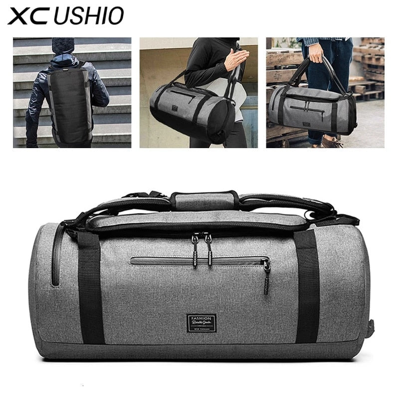 XC Gym Bag Multifunction Men's Gym Sports Bag Women Fitness Sport Bag Backpack with Shoe Compartment for Travel Yoga Training